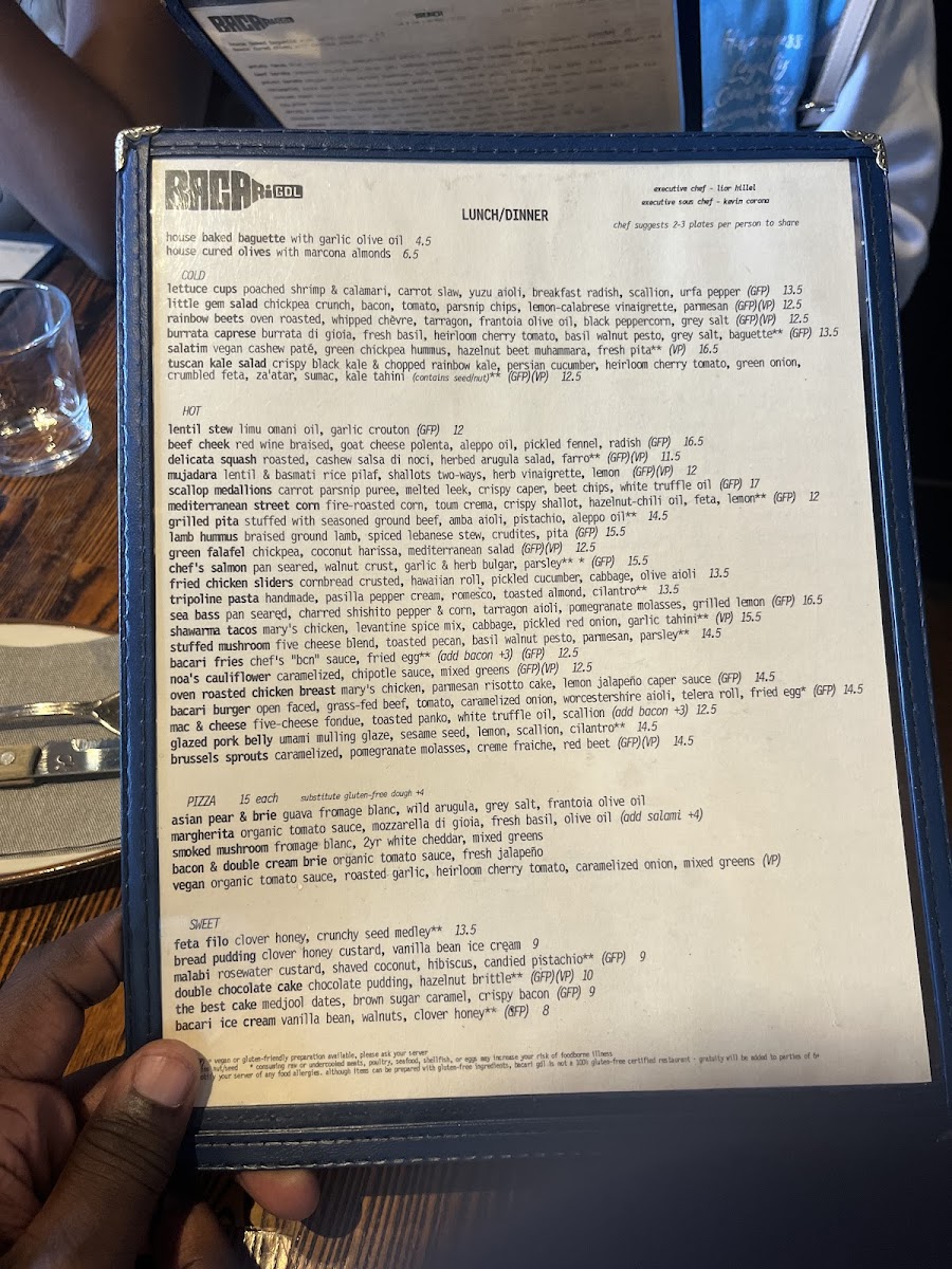 Bacari GDL Menu - Image 2