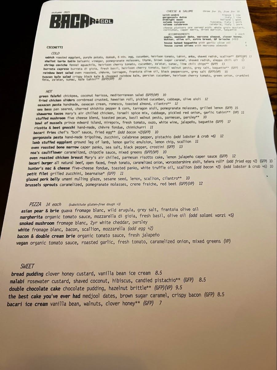 Bacari GDL Menu - Image 6